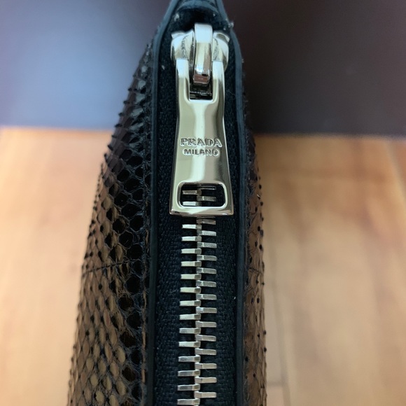Prada Genuine Python Clutch - Picture 8 of 9